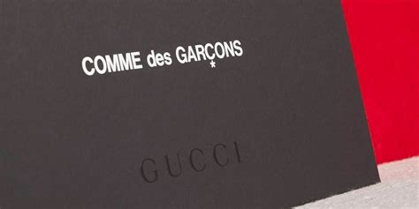 comme des garcons x gucci|Comme Des Garçons x Gucci Capsule Collection Teaser.